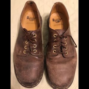 👞Men’s Brown leather Dr  martens. Size 11.👞